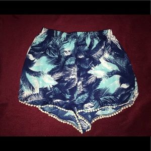 Palm tree shorts
